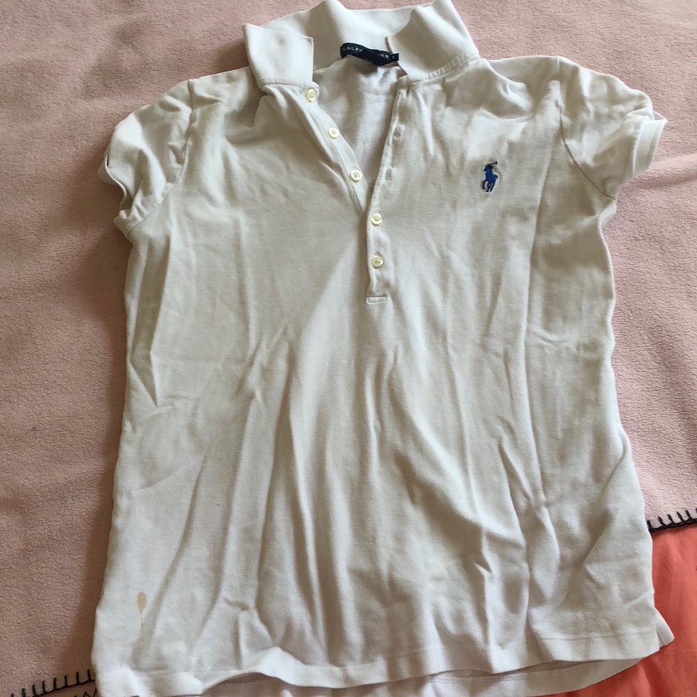 White Ralph Lauren polo